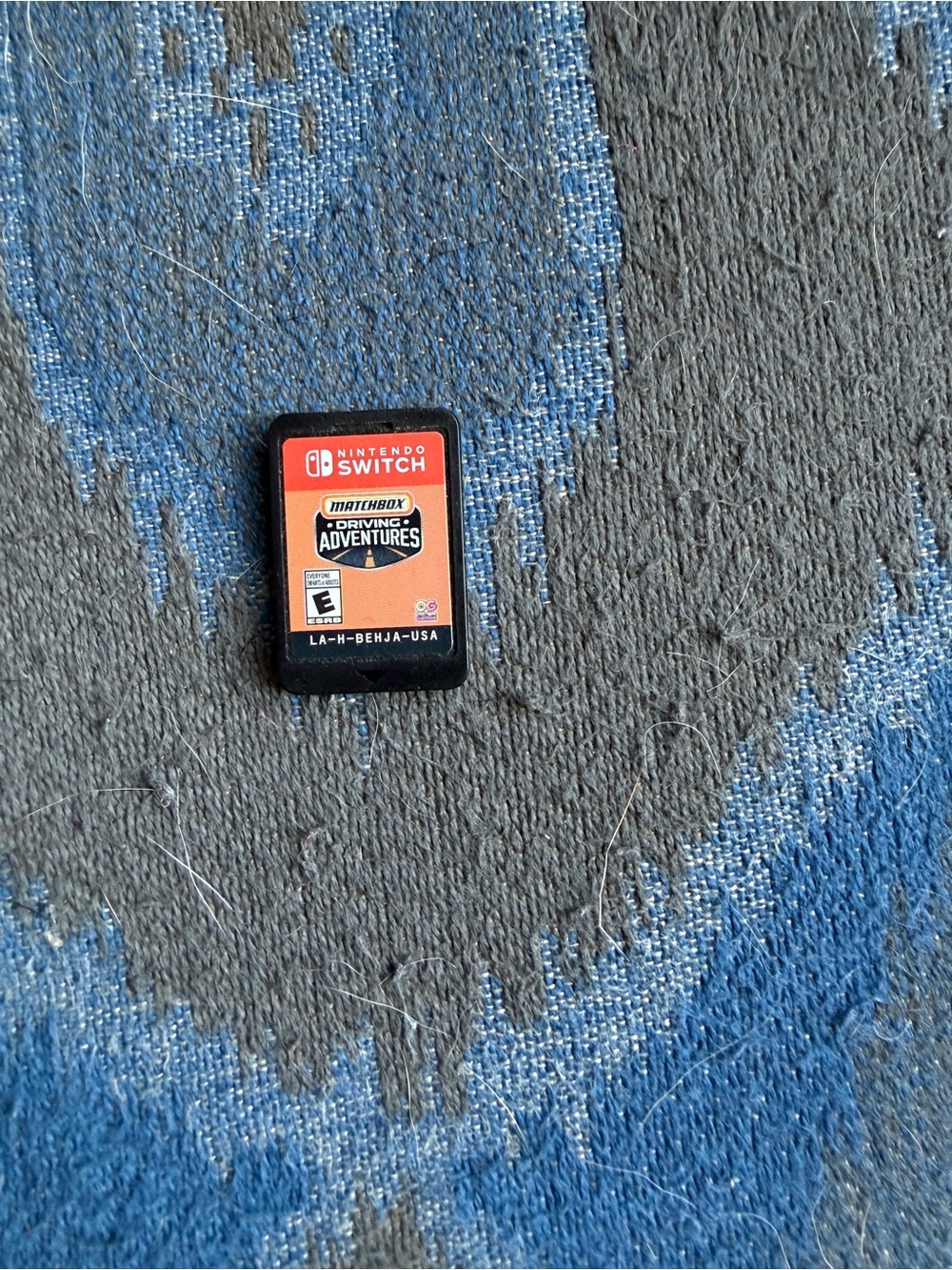 Nintendo Switch Orange and Black Game Card - Matchbox Driving Adventures